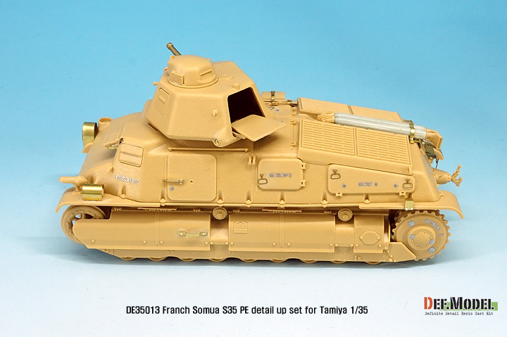 1:35 for 1/35 Tamiya Somua S35 DEF.MODEL DE35013 Somua S35 PE Detail up set 